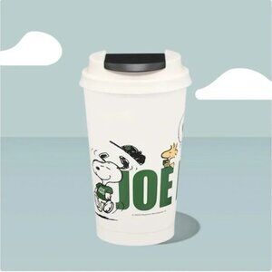 STARBUCKS x PEANUTS Joe Kind Snoopy Stainless Steel Tumbler 16oz NIB Limited Ed.